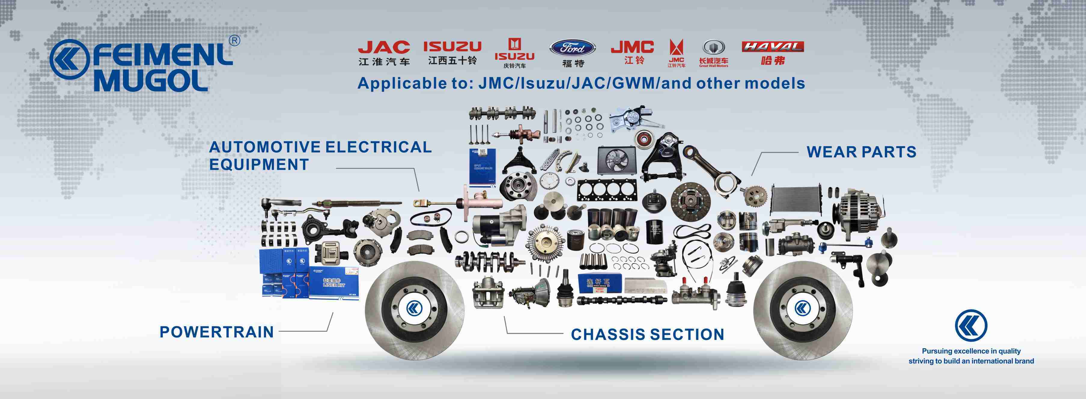 Qualité pièces de moteur de camion usine